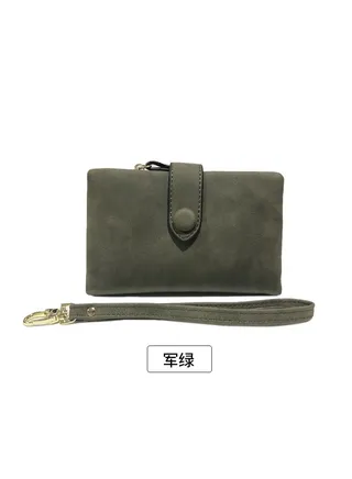 New Triple Fold Multi Card Frosted Wallet 