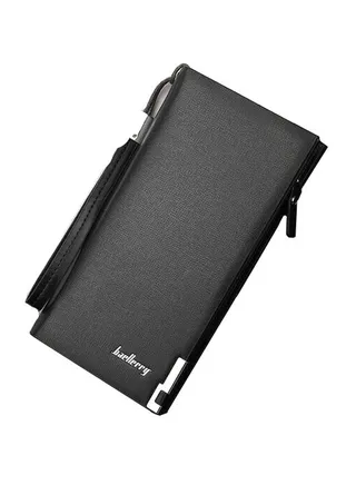Leather Wallet Black 