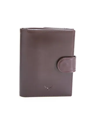 Genuine French Leather Coinpurse Wallet Tea 