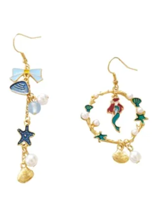 Mermaid Dangle Earrings 