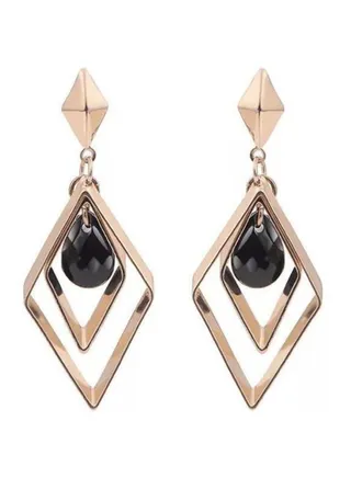 Stone Detailed Dangle Earrings 