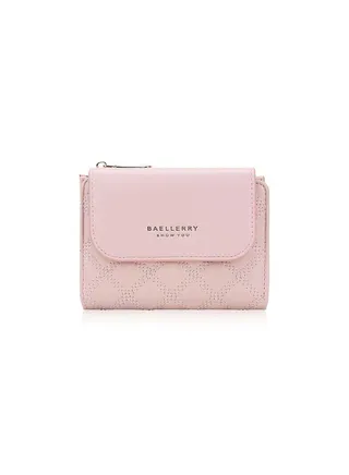 Leather Wallet Pink 