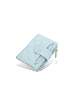Leather Wallet Blue 