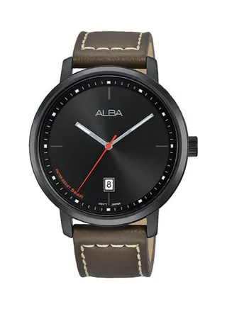 Men's Rest Watch Water Resistant Leather Analog AS9F43X 
