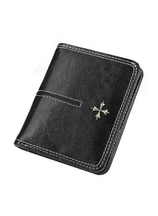 Leather Wallet Black 