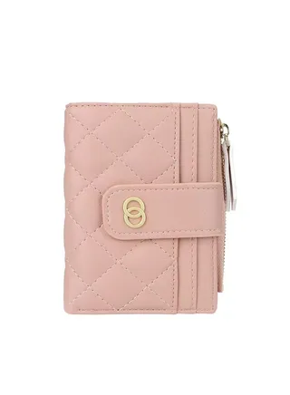 Leather Wallet Pink 