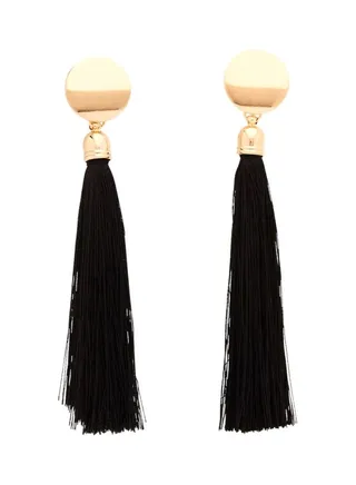 Round Head Tassel Earrings 