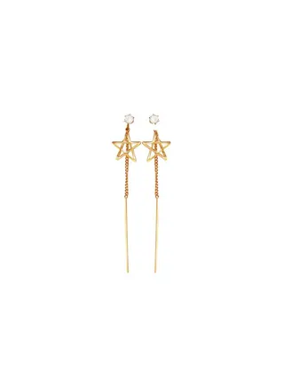 Alissa Stainless Steel Tassel Earrings 
