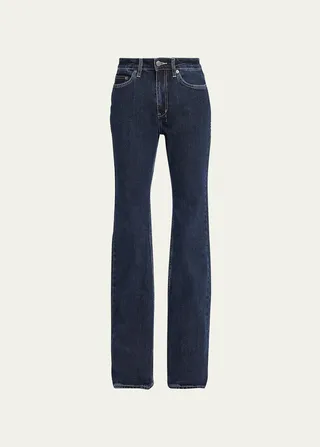 Soho Obscura Topstitched Bootcut Jeans
