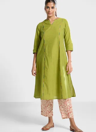 Flared Sleeve Kurti 