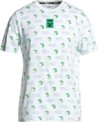 Puma X Minecraft Aop Tee T-shirt White