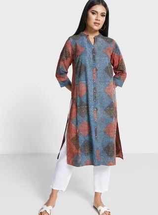 Floral Printed Kurti 