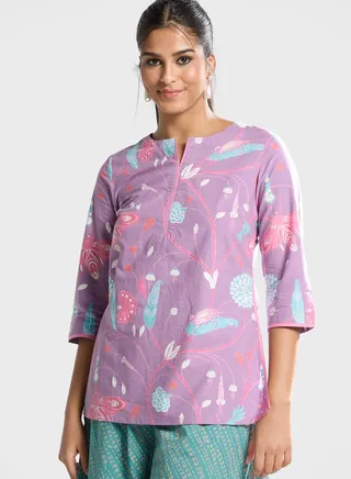 Floral Printed Kurti 