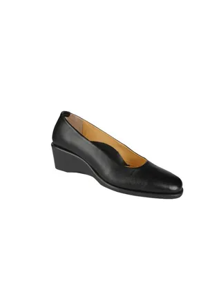 DFC RELAX Ladies Platform Wedge E 6100 01 Black 