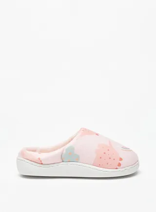 Girls Dinosaur Print Bedroom Mules By Shoexpress 