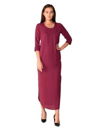 U-Shaped Kurta Plum 
