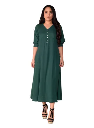 Classic Tent Kurta Emerald Green 