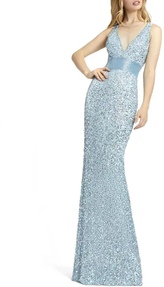Sequin Sheath Gown