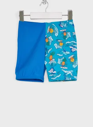 Kids Digital Allover Swim Shorts 