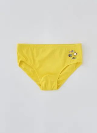 Kids Fishs Print Bikini Bottom 