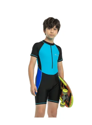 Children's One-Piece Exercise Beach Suit Swimsuit 