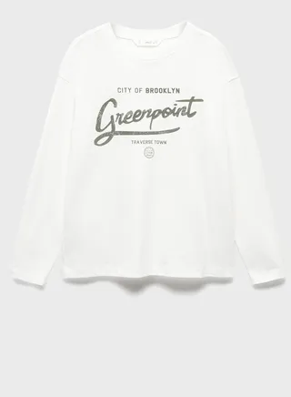 Kids Printed Message T-Shirt 