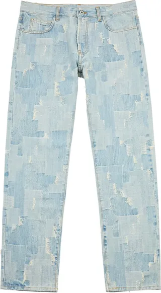 Marcelo Burlon Aop Cross Slim-leg Jeans