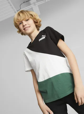 POWER CAT Kids Boys Short Sleeve T-Shirt 