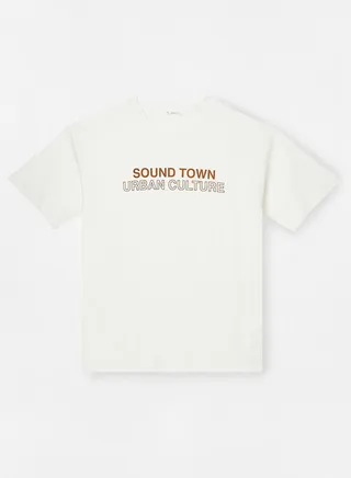 Youth Text Print T-Shirt 
