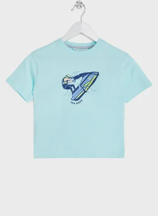 Kids Sear Rider Print T-Shirt 