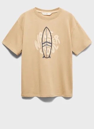 Kids Slogan Crew Neck T-Shirt 