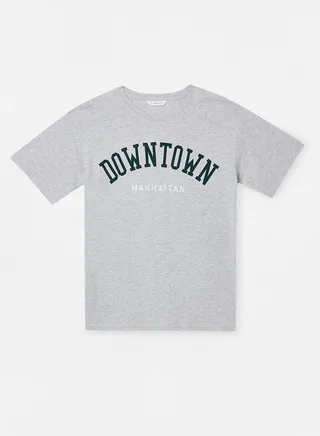 Youth Text Print T-Shirt 
