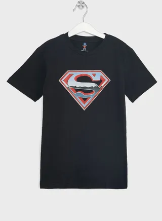 Superman  Teen Boys Graphic Printed Tee 