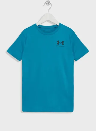 Boys' Sportstyle Left Chest Logo Short Sleeve T-shirt 
