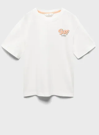 Kids Slogan Crew Neck T-Shirt 