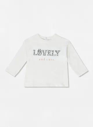 Infant Slogan Print T-Shirt 