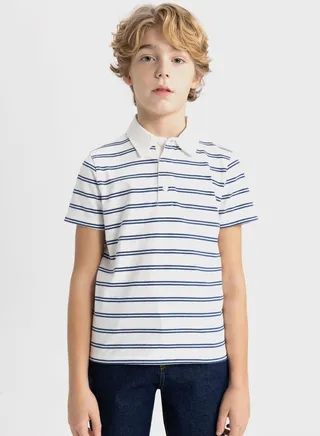 Regular Fit Short Sleeve Polo T-Shirt 