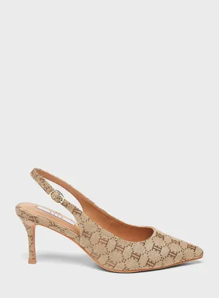 Pointed Toe Mid Heel Pumps