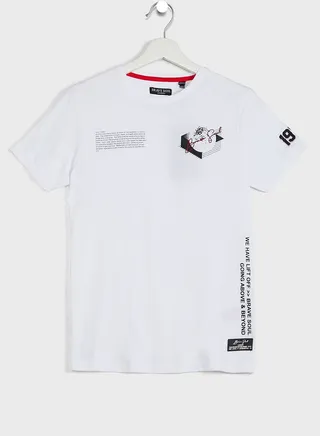 Boys Printed Short Sleeved T-Shirt 