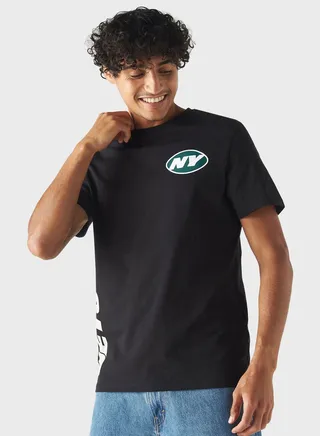 New York Jets Print Crew Neck T-Shirt