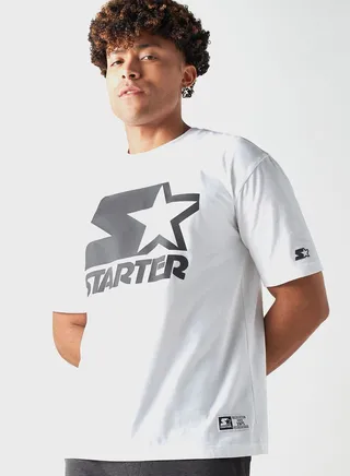 Graphic Print Crew Neck T-Shirt 