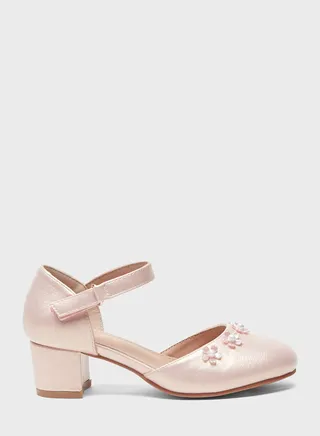 Kids Embellished Velcro Sandals 