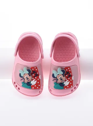 Comic Kicks by Urban Haul Disney Minnie Mouse Clogs with Light For Girls 