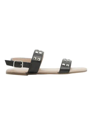 Infant Girls Studded Sandals Black 