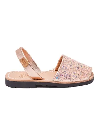 Iker Glitter Sling Back Casual Sandals Pink 