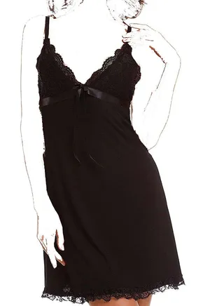 Women Silk Nightgown Satin Sleepwear Adjustable Spaghetti Strap Nightwear 