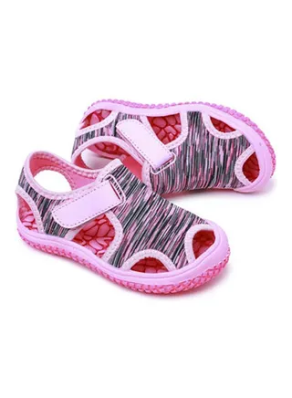 Camouflage Closed Toe Sandals Camouflage Pink 