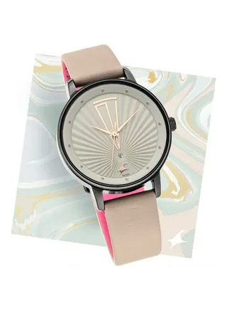 Leather Analog Wrist Watch 6206NL01 