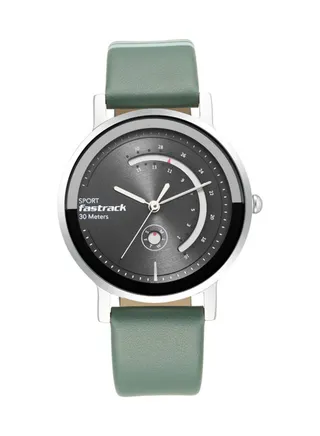 Leather Analog Wrist Watch 6172SL04 