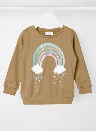 Kids Glitter Long Sleeve Sweatshirt 